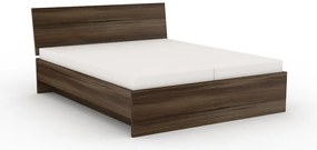 Manželská posteľ REA OXANA UP 160/180 Farba: Orech rockpile, Rozmer: 160x200cm