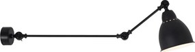 Brilagi - Nástenná lampa QUILL 1xE27/40W/230V 83 cm čierna