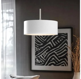 Eglo - LED Luster na lanku TUNJA 1xE27/60W/230V biela EG32517P