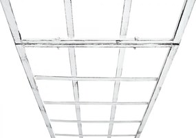 Mriežka na popínavé rastliny Trigo - 198 x 40 cm - Biela antik