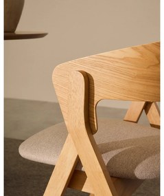 Jedálenská stolička v prírodnej farbe Godia – Kave Home
