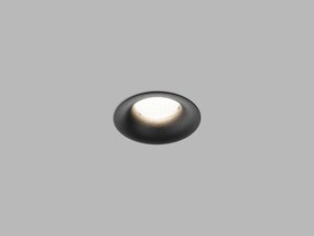 LED2 Kúpeľňové zápustné LED osvetlenie SPOT C, 9W, denná biela, okrúhle, čierne, IP44