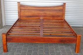 furniture-nabytek.cz - Masívna posteľ 160x200 z dreva palisander