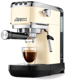 Pákový kávovar »Lapressa«, krémový