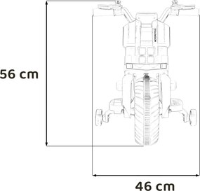 Ramiz Motocykel Future 88 Čierna