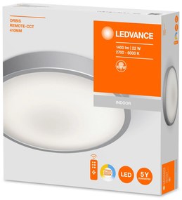 LEDVANCE Nástenné / stropné LED osvetlenie ORBIS, 21,5 W, teplá biela-studená biela, 41cm, okrúhle