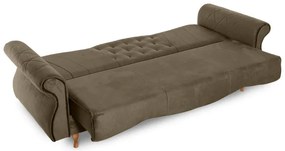 Pohovka Panama 3, hnedá (Monolith 09)