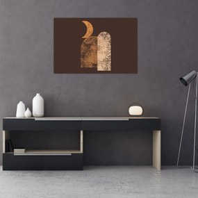 Obraz - Oranžové oblúky N⁰2 (90x60 cm)