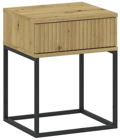 Nočný stolík 1S nízky-40 bez rukovätí artisan