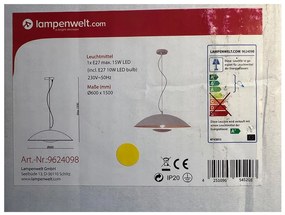 Lampenwelt Lampenwelt - LED RGBW Stmievateľný luster na lanku ARTHUR 1xE27/10W/230V Wi-Fi LW1274