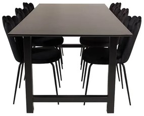 Count Limhamn stolová súprava čierna/čierna