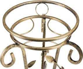 STOJAN NA KVETINÁČ QUINCY 77X35 CM ZLATÁ