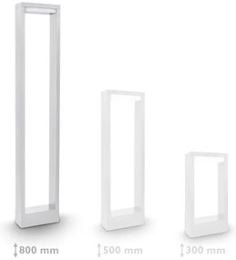 Brilagi - LED Vonkajšia lampa RAGUSA LED/7W/230V 3000/4000/6000K biela IP54 80 cm