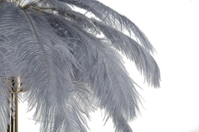 Stolná lampa Palm 55 cm sivá