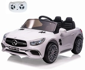 Elektrické autíčko Mercedes-Benz SL65 AMG biele