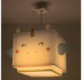Dalber 64592 - Detský luster LITTLE UNICORN 1xE27/15W/230V PI555
