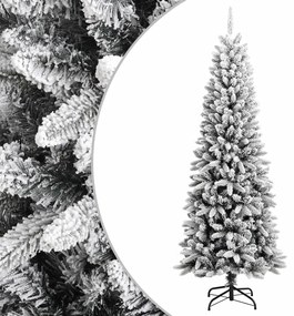 Zasnežený umelý vianočný stromček 240 cm PVC a PE 345192