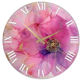 Nástenné hodiny Pink 339, 40 cm
