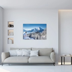 Obraz - Váhľad na zimnú krajinu (90x60 cm)