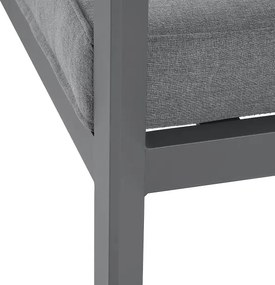 DEOKORK Hliníkové kreslo VANCOUVER (antracit)