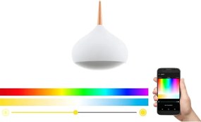 Eglo 97087 - LED RGBW Stmievateľné závesné svietidlo COMBA-C 1xLED/18W/230V