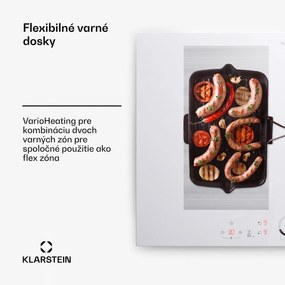 Klarstein Delicatessa 70 Hybrid, vstavaná indukčná varná doska, 4 zóny, 7000 W, sklokeramika