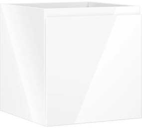 Mexen Orio, kúpeľňová skrinka 45 cm, 1 zásuvka, biela lesklá, 91A10-04547-1-BF00
