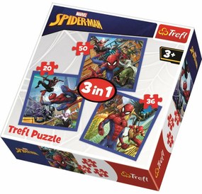 Trefl Spider-man sada 3v1 puzzle