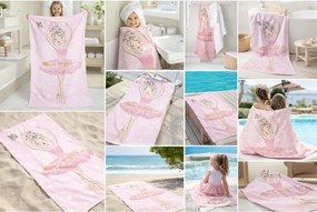 Jerry Fabrics Bavlnená froté osuška 70x140 cm - Balerína