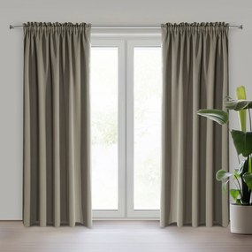 ZATEMŇOVACÍ ZÁVES NA PÁSKE LOGAN 135X270 CM CAPPUCCINO