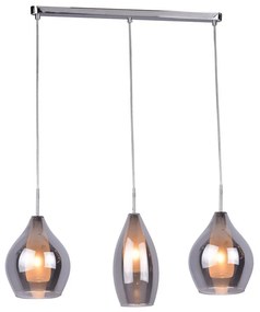 Azzardo AZ2149 - Luster na lanku AMBER MILANO 3xG9/40W/230V
