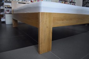 Oak´s Dubová masivná posteľ Corso - 140x200 cm
