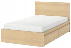 IKEA MALM Rám postele s 2 úložnými priestormi 120 x 200 cm jednolôžkové