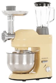 TEMPO-KONDELA KANTE, kuchynský robot, 1800 W, 5 l, vanilková/chróm