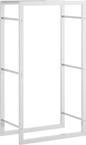 vidaXL Stojan na krbové drevo 50x28x94 cm nehrdzavejúca oceľ