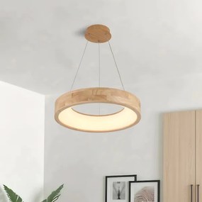 Brilagi - LED luster na lanku FALCON WOOD LED/30W/230V 3000/4000/6000K 45 cm drevo