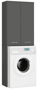 Kúpeľňová skrinka nad práčku FIN 2D sivá