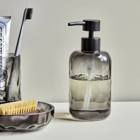 House Doctor Sklenený dávkovač na mydlo Wah Grey