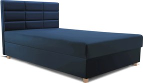 Jednolôžková posteľ 120 cm Picasso II (tmavomodrá) (s úl. priestorom a matracom) . Akcia -19%. Vlastná spoľahlivá doprava až k Vám domov. 1071509
