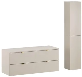 Koupelnová sestava Dalia Cashmere se skříňkami 120 cm kašmírová