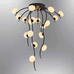 LED Prisadený luster GELA 18xLED/3W/230V 3000K čierna