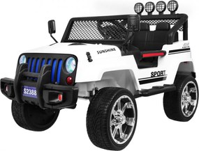 Ramiz Terénne autíčko Raptor Drifter biele 4x4 off-road pre deti