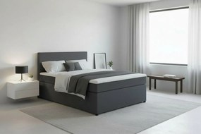 XXXLutz BOXSPRINGOVÁ POSTEĽ, 140/200 cm antracitová MID.YOU - Online Only spálne - 000044002906
