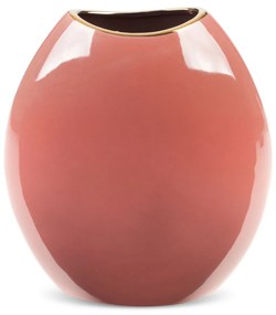 Dekoratívna váza SIBEL 22x12x25 CM tmavoružová