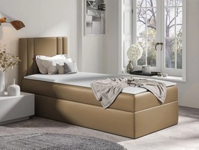 Jednolôžková posteľ Neresko Mini, Strana: ľavá, Rozmer postele: 80x200, Dostupné poťahy: ekokoža Soft 034