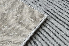 Koberec BLISS Z206AZ256 svetlosivý/sivý - Čiary, moderný, štrukturálny