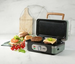 DOMO DO9276C sendvičovač 3v1, matná zelená