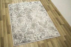 Koberec Versage 2301A Ornament čierny / biely
