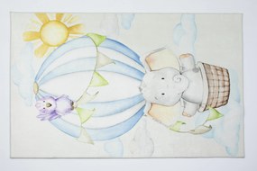 Detský koberec KIDS 2403139N obdĺžnikový – mäkký polyester Rozmer: 80x150 cm
