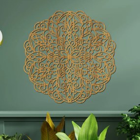 Drevená mandala na stenu – ručne vyrezávaný obraz z dreva | SENTOP HDF0248